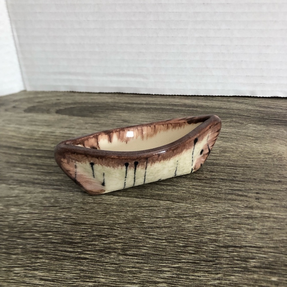 Ceramic Birch Canoe by Susan Robertson